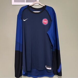 Detroit Pistons Nike Long-sleeve